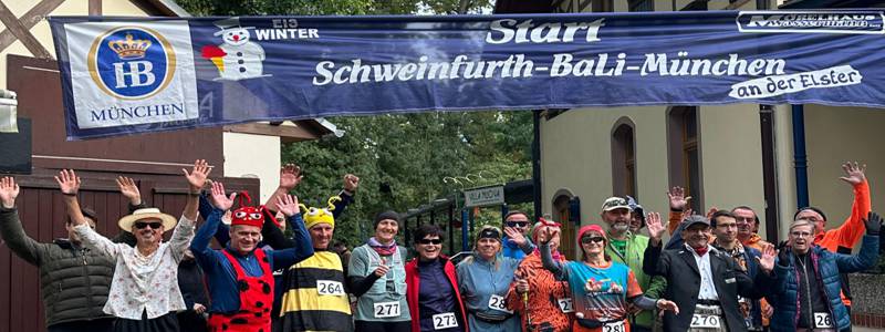 Teilnehmer am Gaudilauf 2025 in München